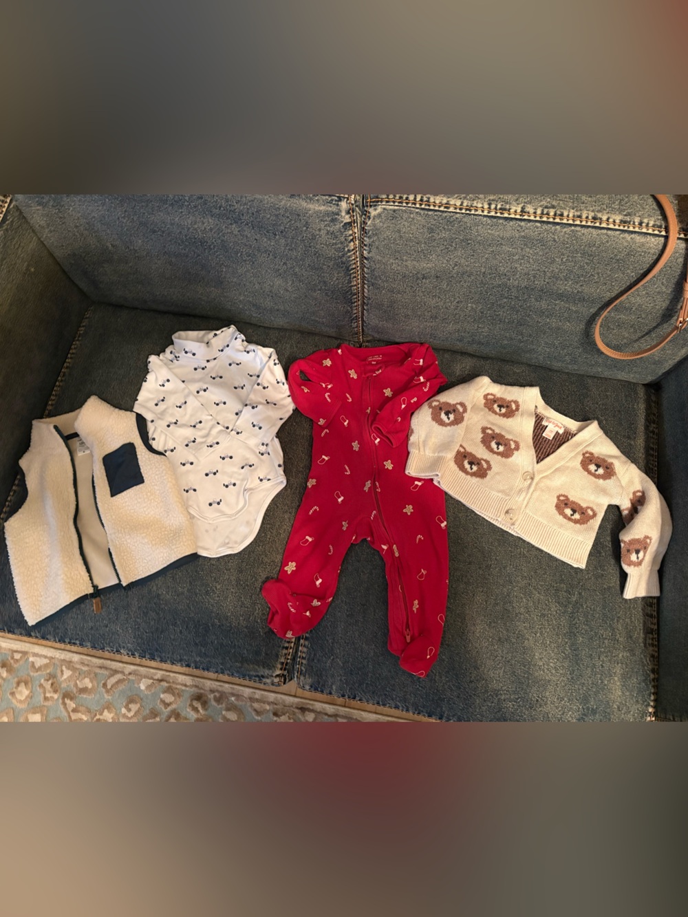 Baby holiday/winter bundle 9-12 mo, boy or unisex, multi brands